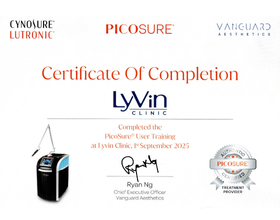 Certificate of Completion Picosure