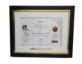 Ultherapy Prime Certificate of Authenticity 2025