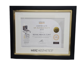 Ultherapy Prime Certificate of Authenticity 2025